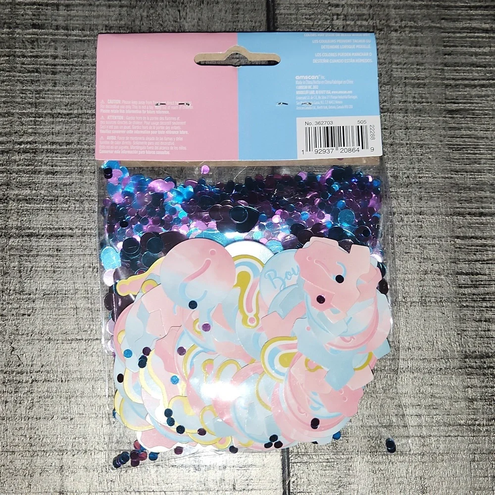 NEW - Gender Reveal Confetti Pack - Blue & Pink